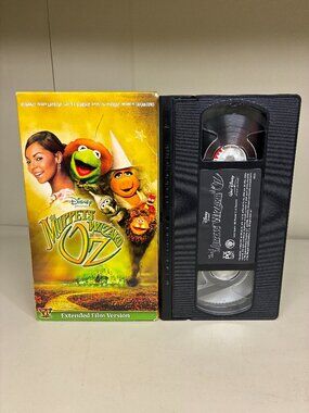 The Muppets Wizard of Oz VHS 2005 Disney Extended Film Version Ashanti Rare
